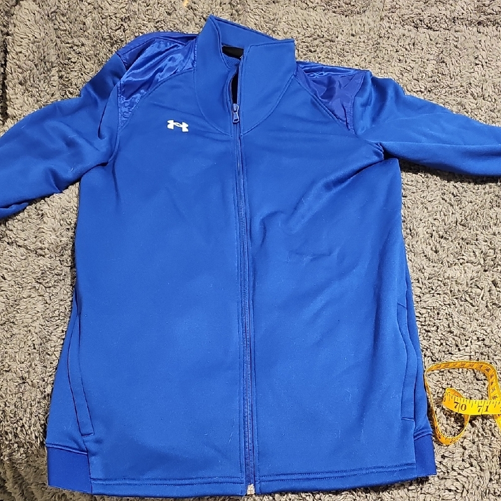 Under Armour Cobalt Blue Athletic Jacket Medium Tall